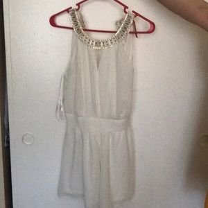 Agaci ivory small romper